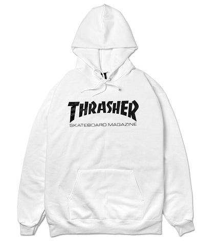 White Logo Hoody